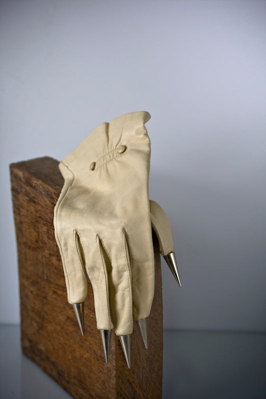 Gant acéré beige